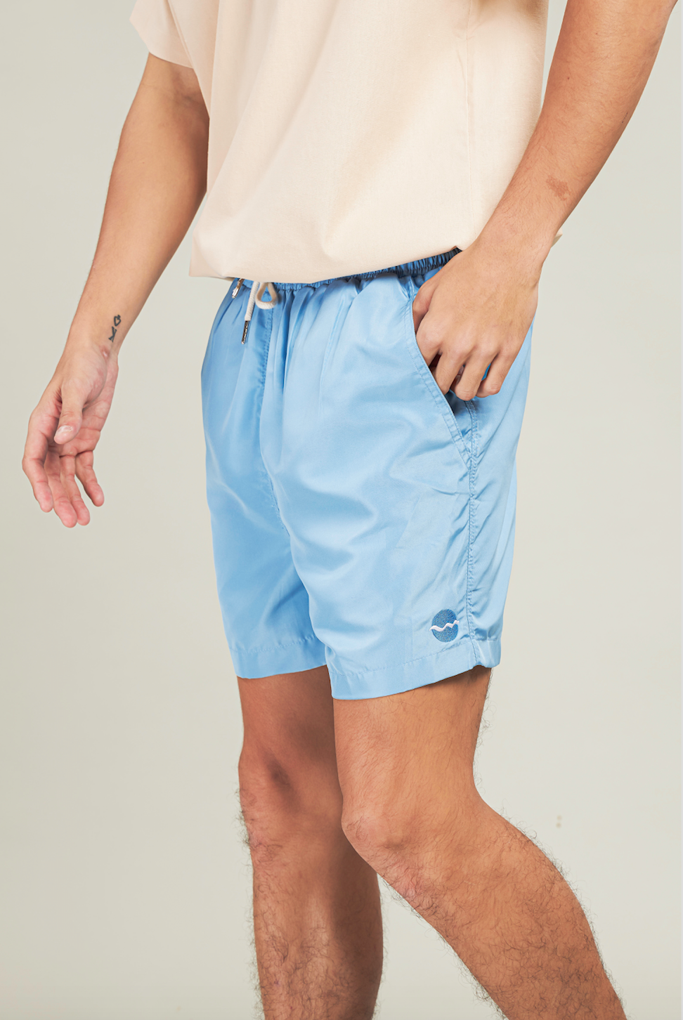 Classic Swim Shorts - Powder Blue